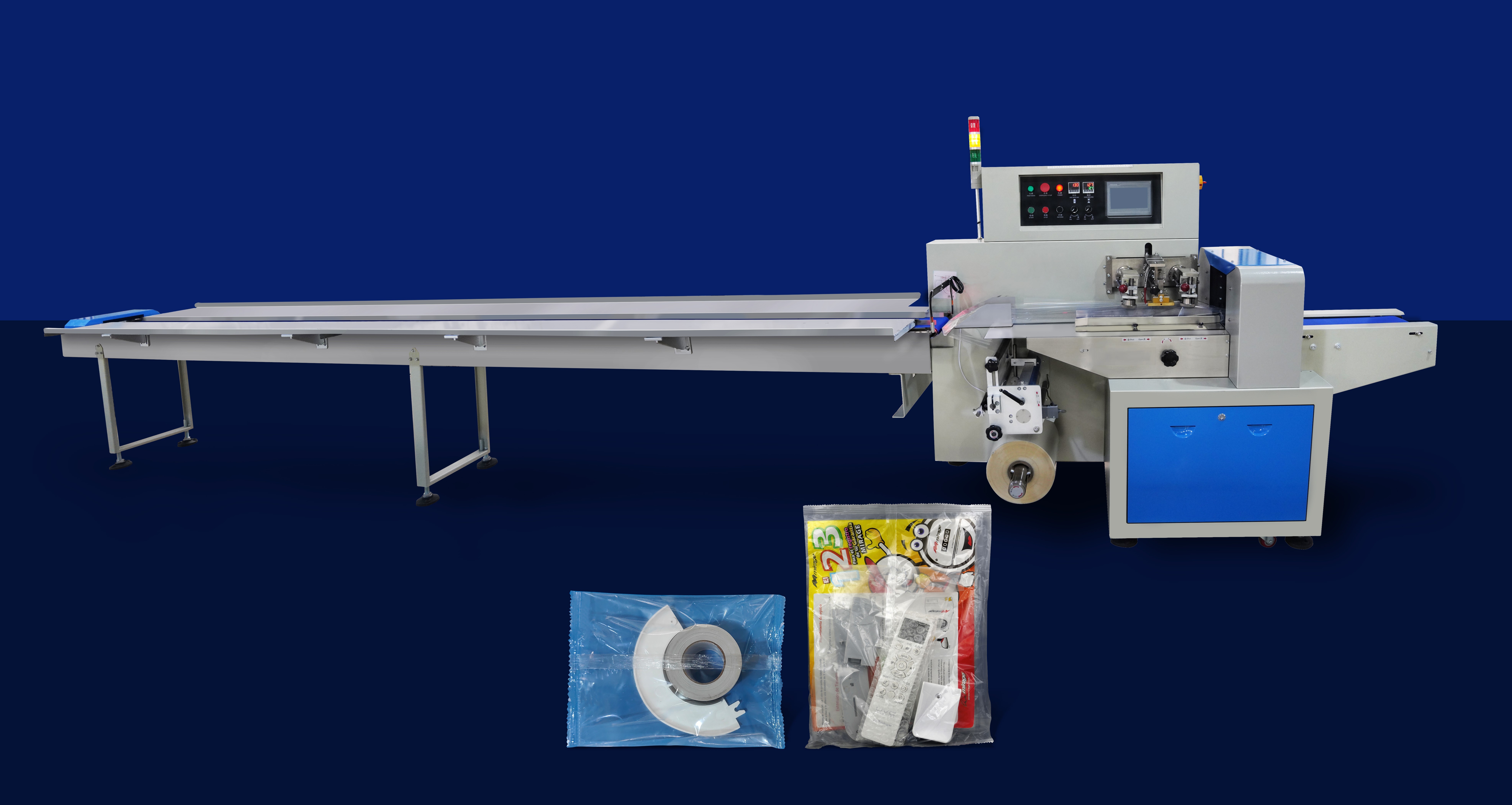 Disposable Mask Pillow Type Packing Machine Chopsticks Horizontal Flow Wrap Machine