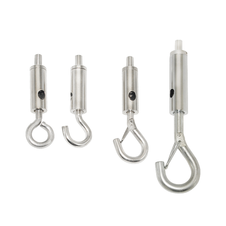 Adjustable Hanging Light Ceiling Cable Clamp Cable Gripper with Spring Hook
