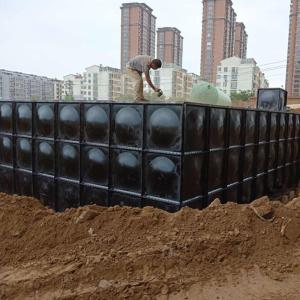  Galvanized Steel / Sus Plate Underground Water Tank Customized Size For Hospital Manufactures