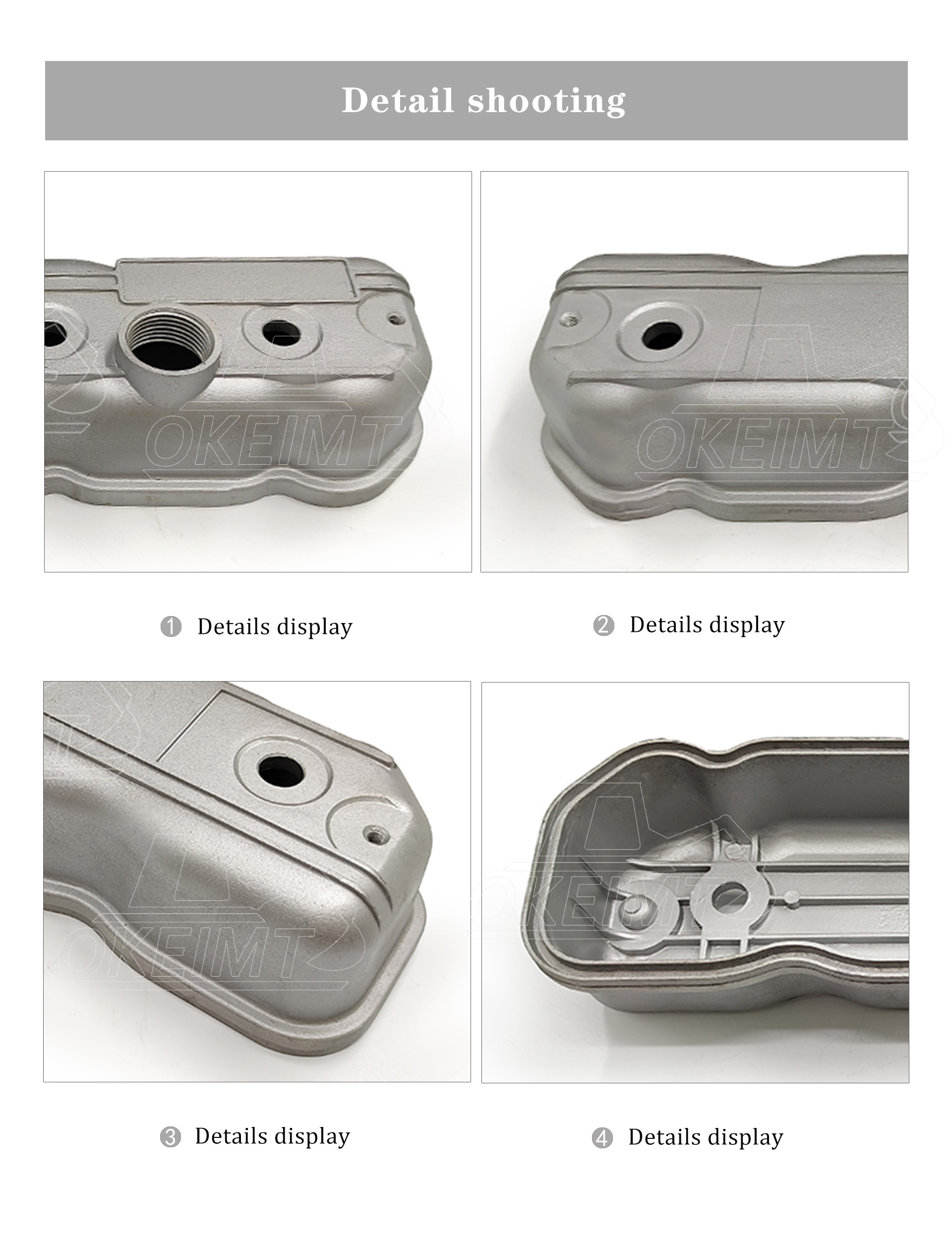 4BG1 Engine Valve Chamber Cover For Isuzu Diesel Engine Spare Parts