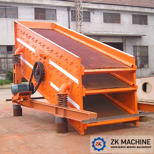Small Lump Material Vibrating Screen Machine High Precision Large Process Volume