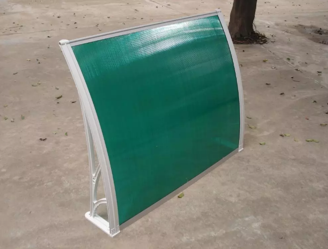 600mm White Awning Bracket Perfect Fit For Polycarbonate Sail Material Door Canopy