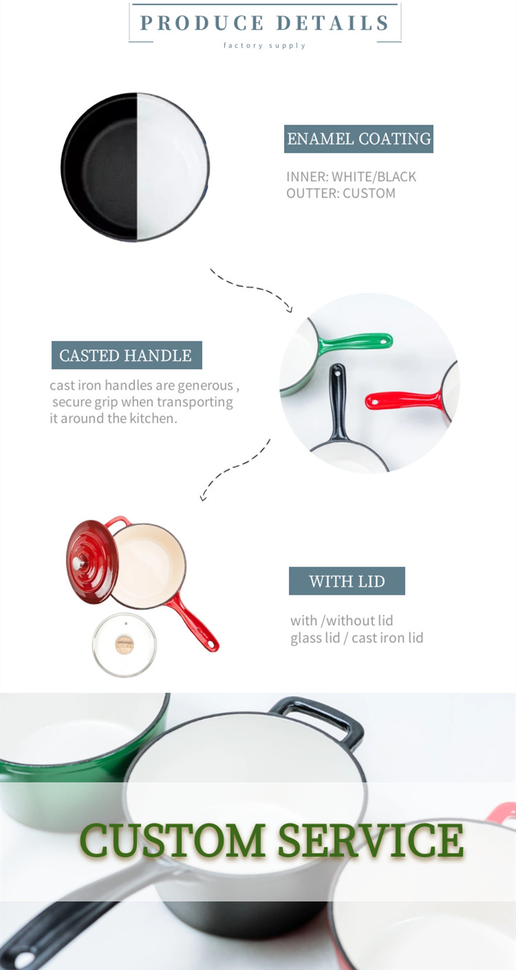Pre-Seasoned Cast Iron Covered Saucepan With Long Handle – Perfect For Stovetop, Oven & Grill Cooking