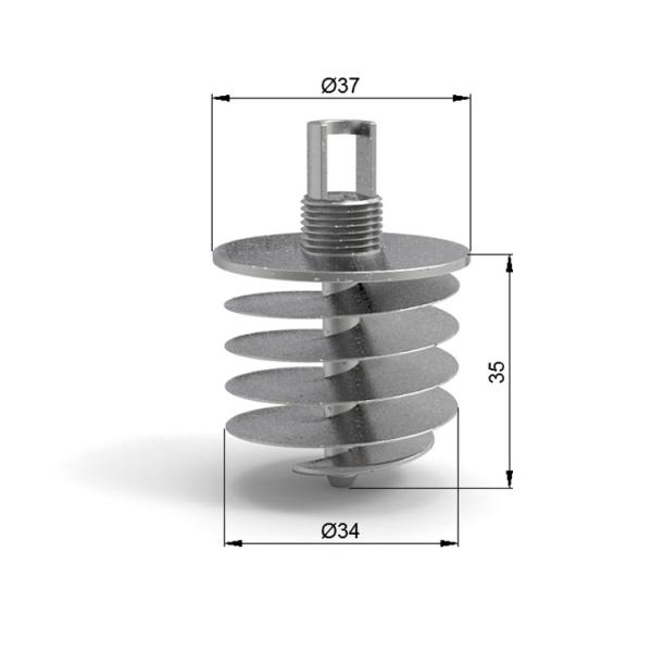 Customized Zinc Alloy Connection Absorption Anchor Absorption Board Suspension