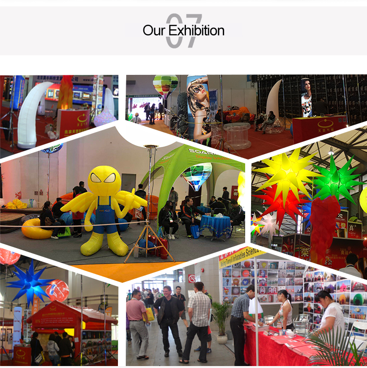 Customized Inflatable Advertising Balloons Cartoon Helium Giant