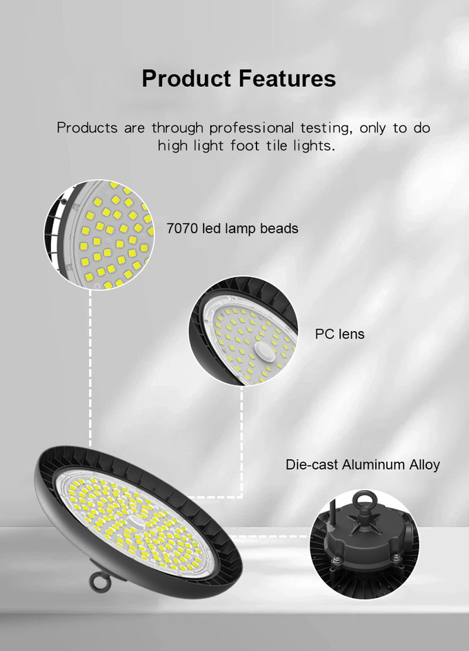 Workshop Led UFO High Bay Light Led High Bay Garage Lights 200w 150w 100w