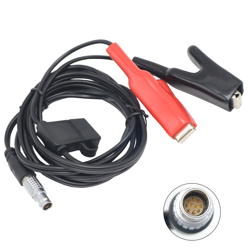 7 PINS and 10 PINS CHCNAV GPS RTK Power Cable Host Adapter to Clips Alligator CHCNAV i50/70/90X1/5/7/12T1/3/5/M3/ GPS