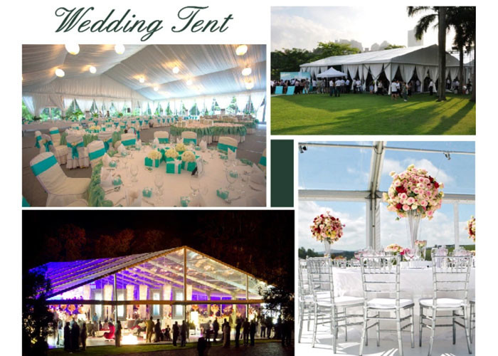 Large 1000 sqm Transparent Heavy Duty Event Tent for wedding