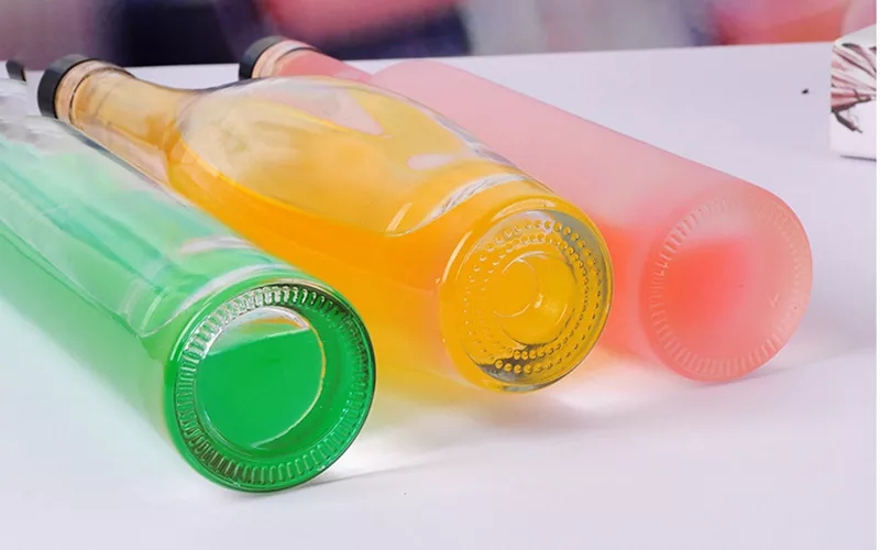 Custom Glass Bottle for Juice 750ml 1000ml 1500ml Empty Transparent PET Fruit Juice Beverage Bottle