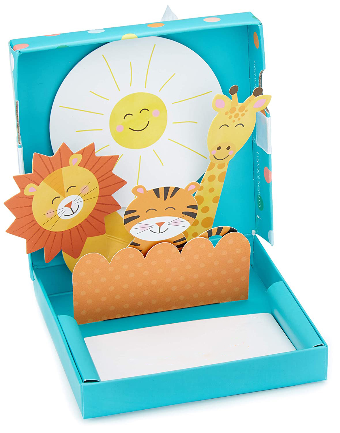 Recycled Materials Welcome Baby Pop-up Box Freshman Gift Box 3D Cardboard Origin Box