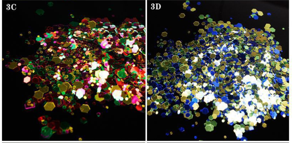 Diwali Celebration Essential Colorful High Shining 1mm 2mm 3mm White Silver Pink Green Bling Nail Glitter Powder