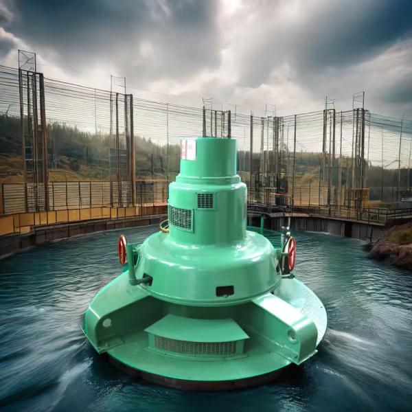 Stainless Steel Kaplan Hydro Turbine Generator 220-11000V Rated Voltage 100