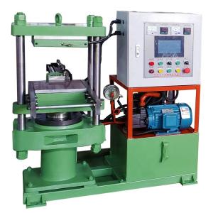 China Rubber Vulcanizing Machine Plate Vulcanizing Press with Calefaction Manner Electricity on sale