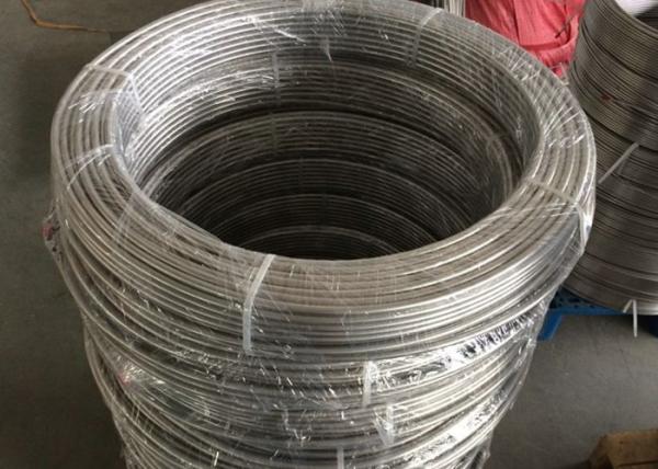 20ft Length Stainless Steel Coiled Tubing High Tensile Strength For Textile