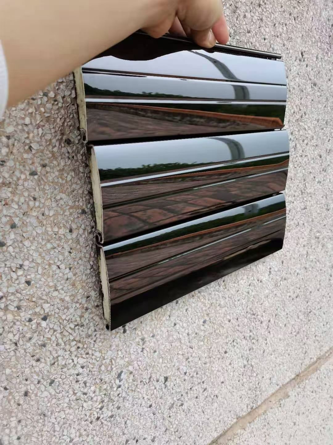 Industrial Electric Roller Shutter Doors Insulated Steel Roll Down Security Shutters
