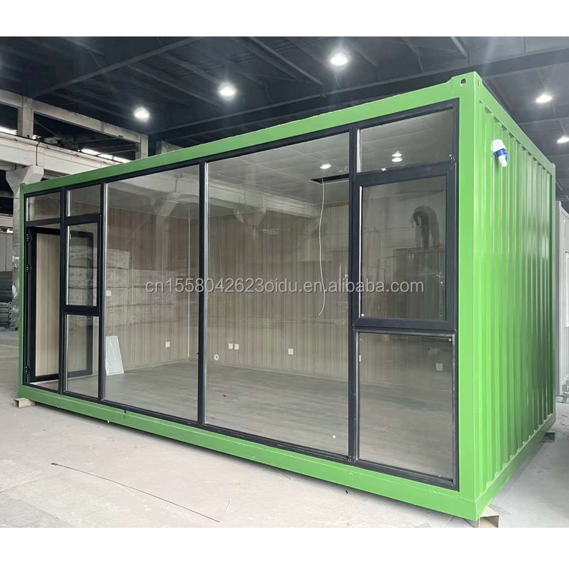Galvanized Steel Bending 20ft Prefabricated Modular Steel Housing Eco-Friendly Container Homes for Outdoor Living Store