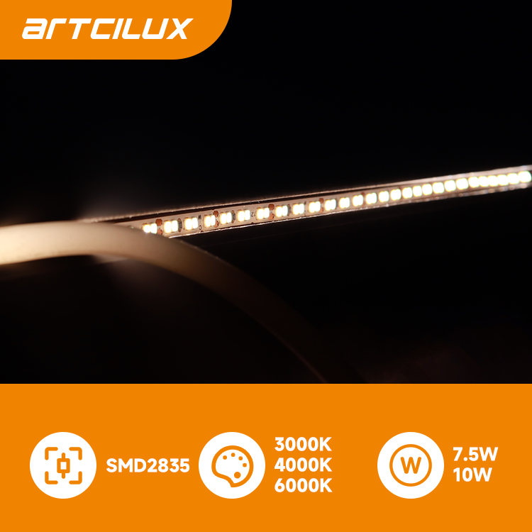 Silicone Shade Type Cabinet LED Strip Lights Separated Or One-Piece Version