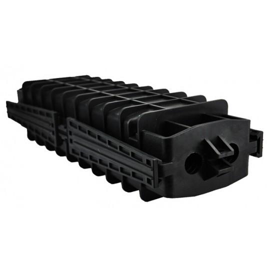 48FO 4 Latchs In - Line Fiber Optical Splice Closure Big Space For Cable