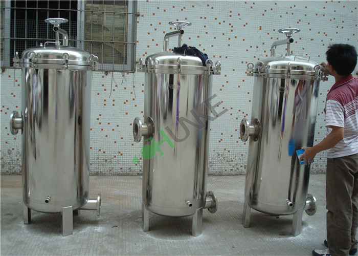 Stainless Steel Cartridge Filter Housing for Cosmetic Industry Customizable