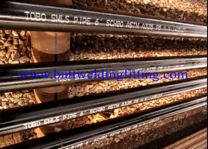 Alloy Steel Seamless Pipe, ASTM A335, P11, P12, P22, P5, P9, P91 , High Temperature Application