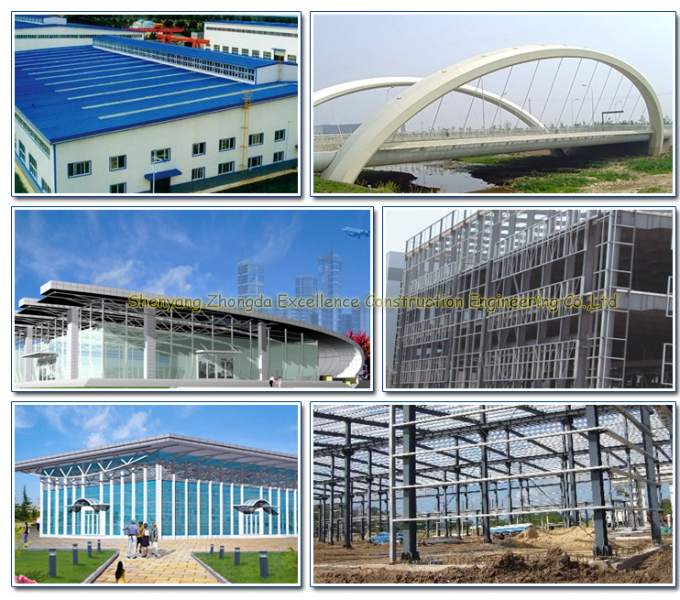 structural steel frame exhibition hall design