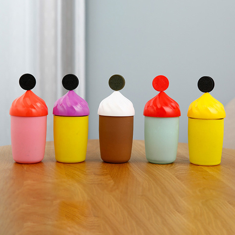300ml Cute Glass Water Bottle With Silicone Protective Sleeve For Children Drinking