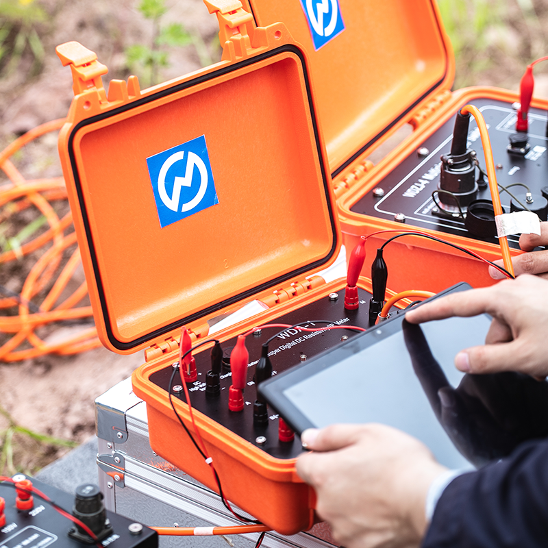 250W Super Digital DC Resistivity Meter with 1280m Cable and 32MB RAM for