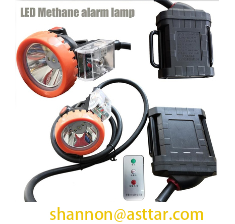 China 1.00% CH4  Methane alarm LED miner cap lamp on sale