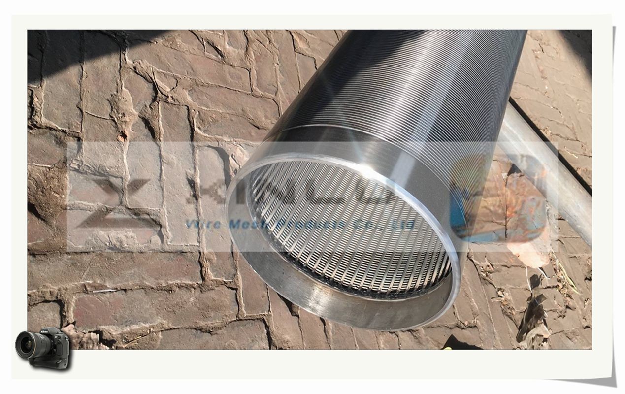 Ladder-Shaped Liquid Input Wire Wrap Screen Tube / Stainless Steel 205 / 304 / 316 / 316L Slot Water Well Johnson Screen