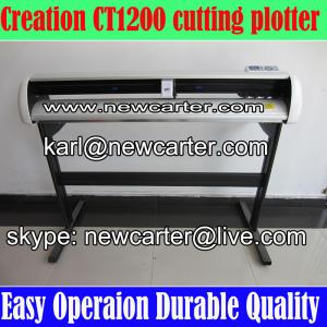 China Creation Cutting Plotter CT1200 Vinyl Cutter Plotter W Stand Pcut 1200 Vinyl Sign Cutter on sale