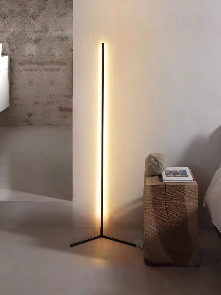 Hot Wholesale Colorful Remote Control Corner Led Floor Lamp For Home Bedroom