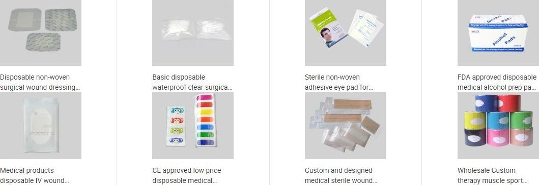 Colored Non-woven Self Adhesive Cohesive Bandage Medical Elastic Bandage, Medical customized color pop bandage china che