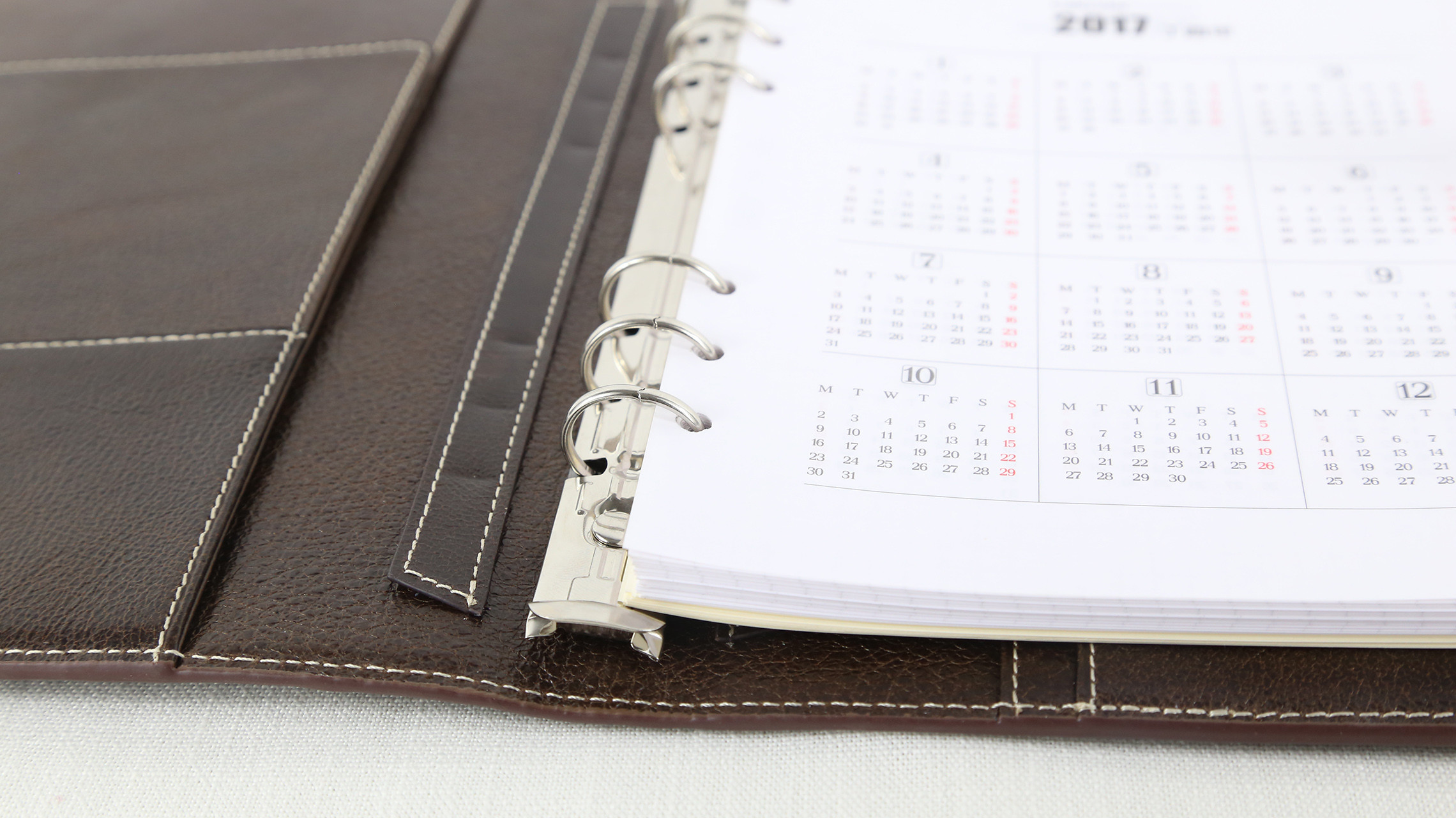Size 9.6 X 6.8 Inch Spiral Bound Journal , Handmade Executive Business Notebook