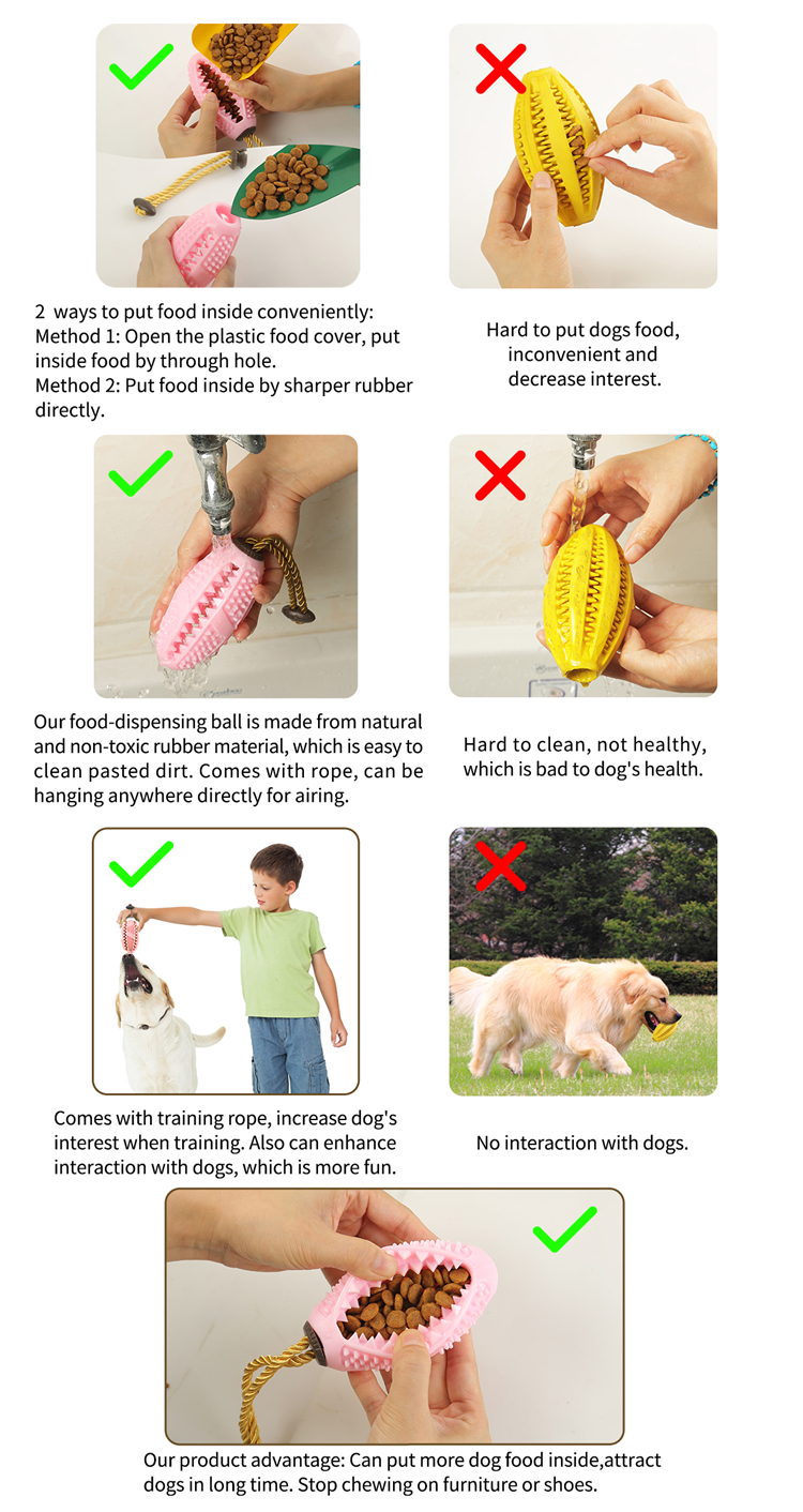 Hot Sale Dental Chew Knotting Bone Cleaning Brushing Toothbrush Teeth Leaking Stick For Dogs