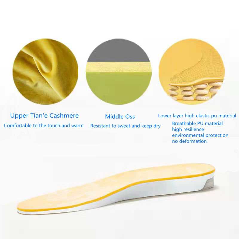 Electric Heated Insoles Wireless Remote Control Rechargeable Heated Insoles Winter Insole
