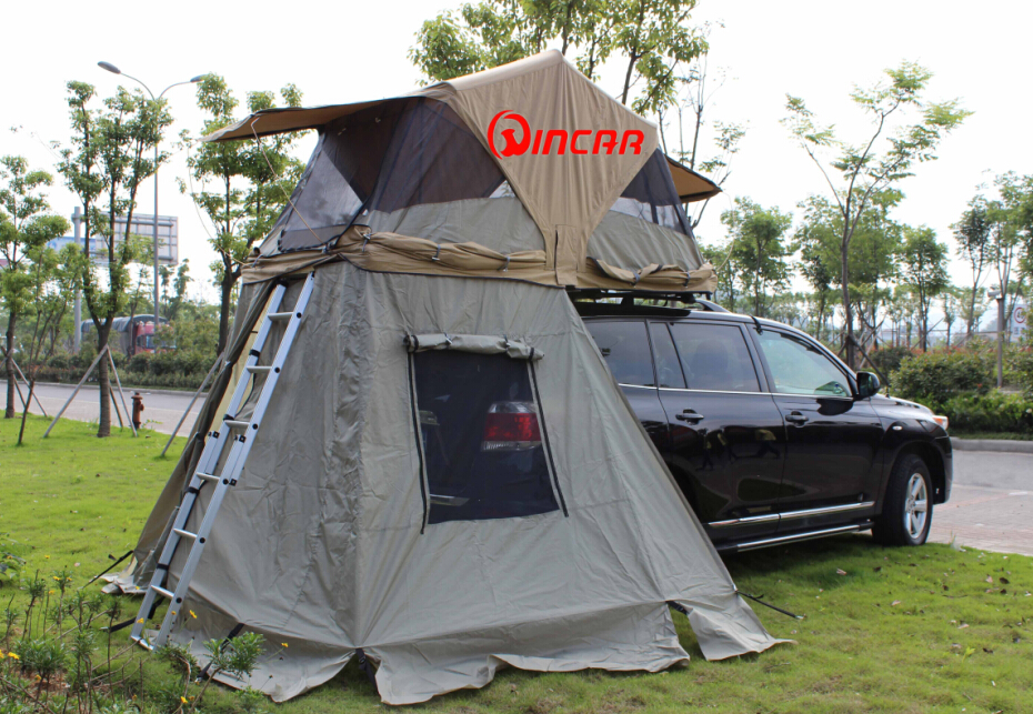 260G canvas 4 x 4 ground camping tent 1-2 person tent from Ningbo Wincar
