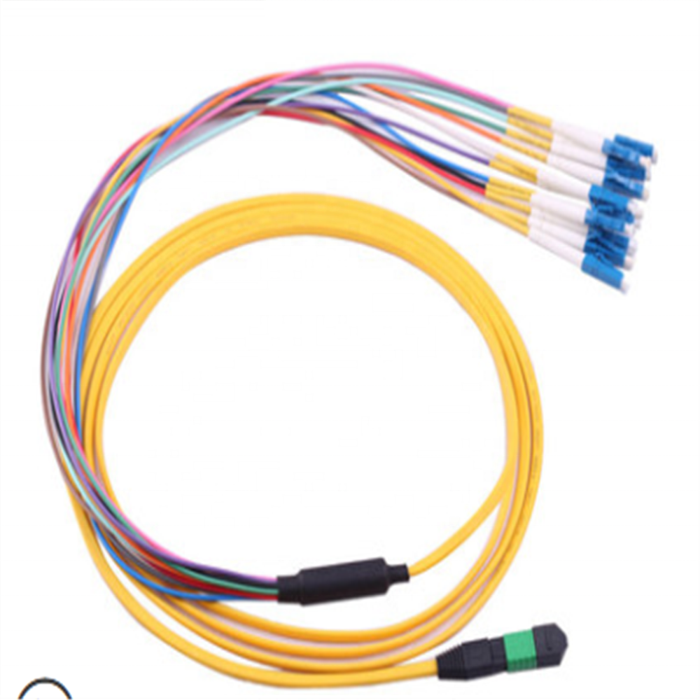 12cores SM fiber optic cable MPO/MTP -SC/LC breakout patchcord