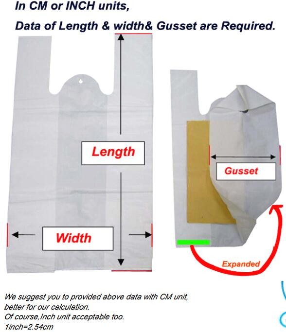 Corn starch PLA Biodegradable Eco Friendly Bags For Bags, Suitable For Grocery Store, Liquor Store, Fruit Market,