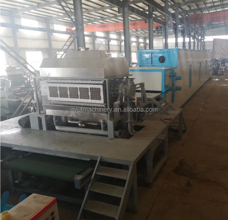 2.8m*1.7m*1.8m Waste Carton Wine Glass Holder Tray Machine for Durable Paper Products