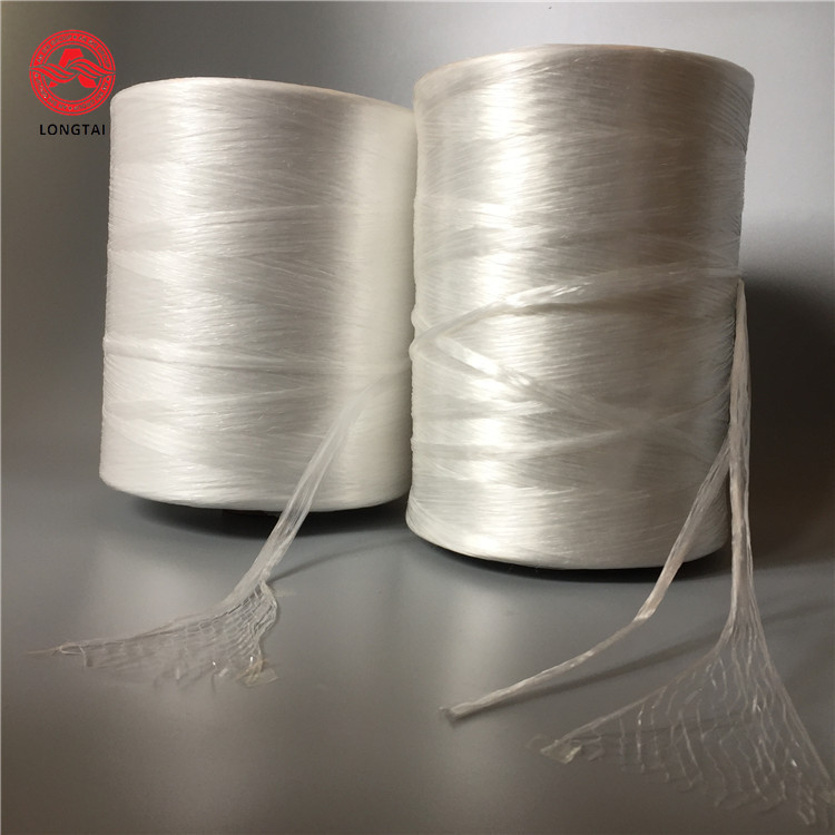 High Tenacity 100% Virgin Raw Wire Cable Filler Yarn White PP Fibrillated