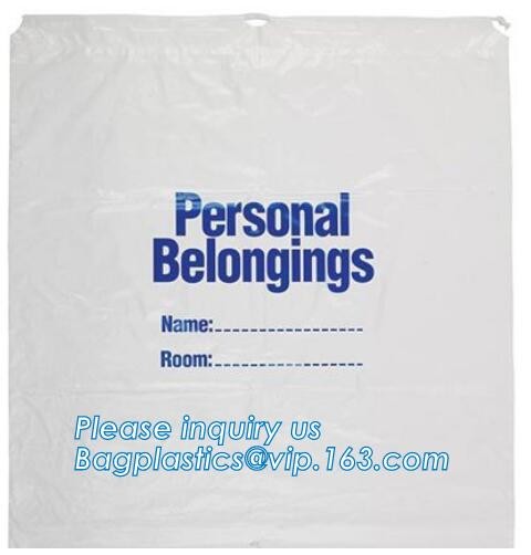 Biodegradable Environment friendly LDPE Plastic bags with DRAWSTRING closure bags, backpack, drawtape bag, essentials