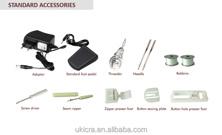 Multi Function Zigzag Sewing Machine for Household Garment Tailor Mini Table Stand