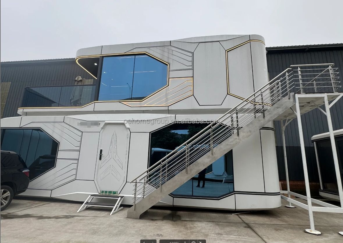 Fully Assembled Prefab Houses Customized Small Prefab House For Guard Room Prefab House Kit