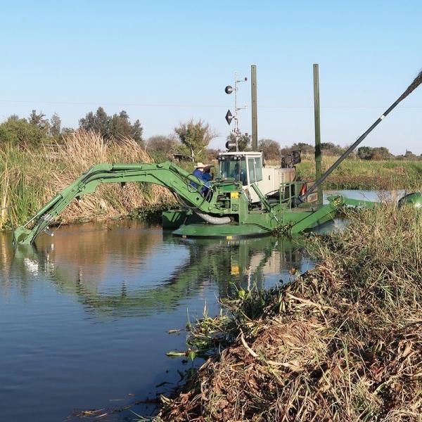 800m3 Water Flow Amphibious Dredger with Hydraulic Motor Shipping Cost Delivery