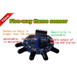 Flame Sensor , Five Ways Flame Sensor module for Arduino For RC Car / Robotics