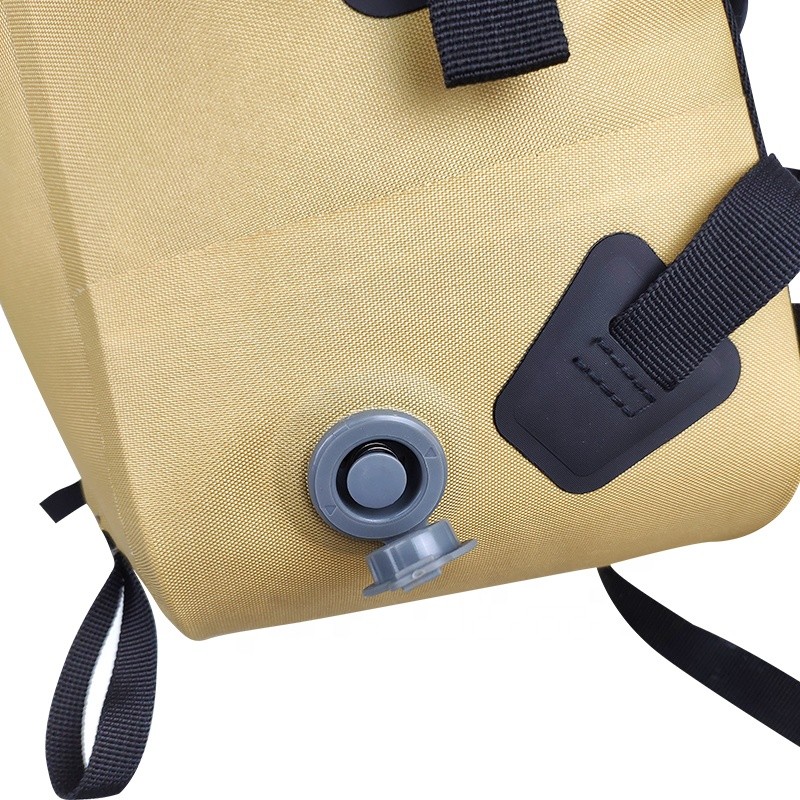 Lightweight Yellow Waterproof Backpack 13 Liters For Outdoor Sport