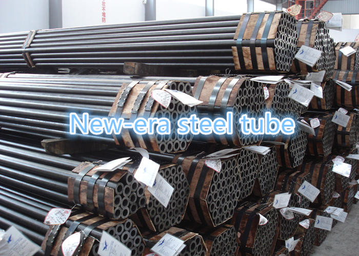DIN 1630 Seamless Cold Drawn Steel Tube St37.4 / St44.4 / St52.4 Material Round Shape