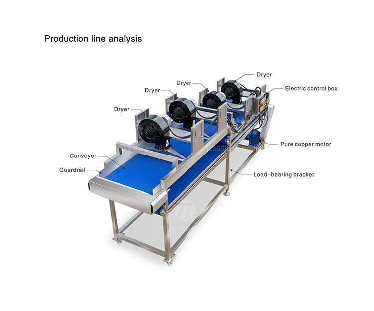 Automatic Dewatering Dehydrator Vegetable Mesh Conveyor Belt Drying Machine