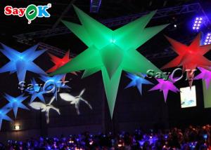  Advertising Color Changing Inflatable Led Star For Party Decoration Manufactures