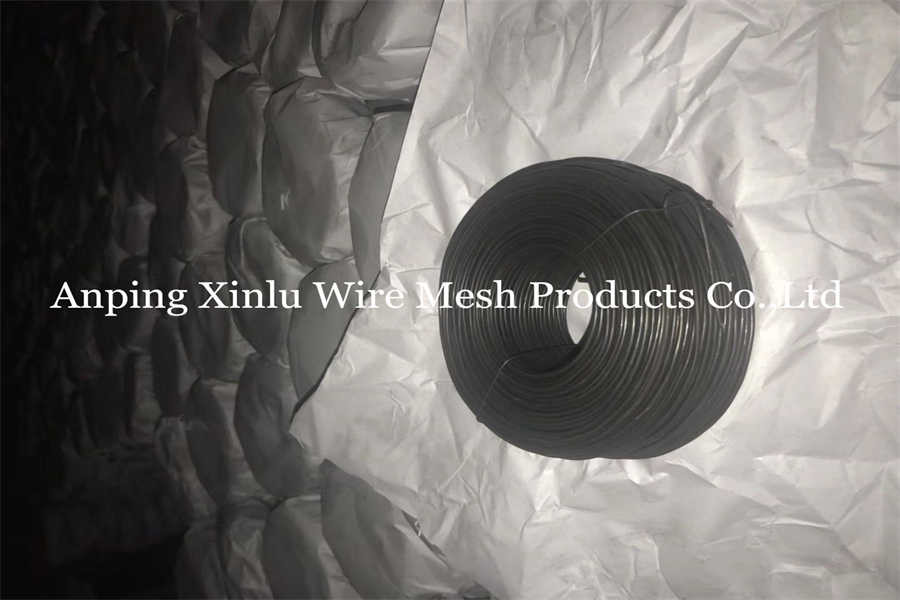16 Gauge Black Annealed Tie Wire Anti Corrosion 1mm - 2mm Diameter Double Loop Rebar Binding Wire